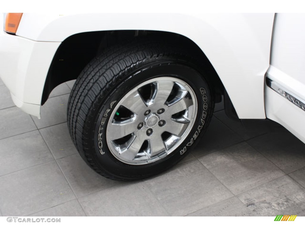 2008 Grand Cherokee Limited 4x4 - Stone White / Dark Slate Gray/Light Graystone photo #27