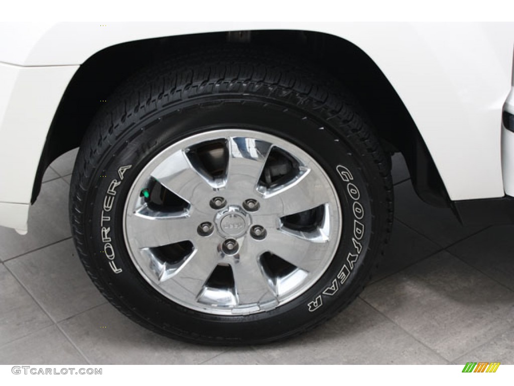 2008 Grand Cherokee Limited 4x4 - Stone White / Dark Slate Gray/Light Graystone photo #28