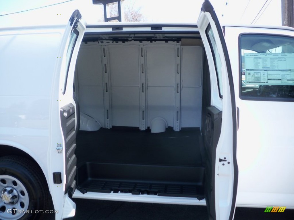 2012 Express 1500 AWD Cargo Van - Summit White / Medium Pewter photo #13