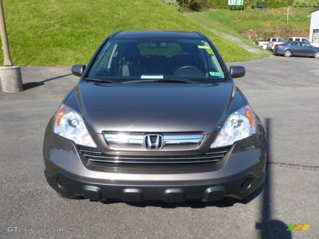 2009 CR-V EX-L 4WD - Urban Titanium Metallic / Black photo #2