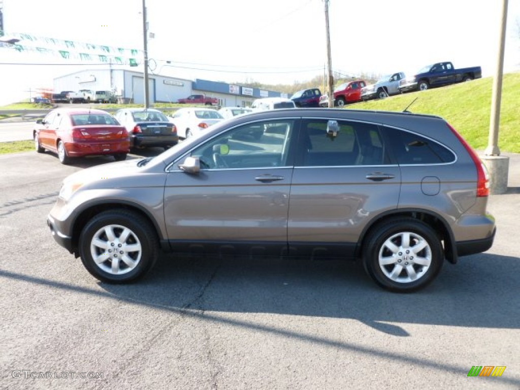 2009 CR-V EX-L 4WD - Urban Titanium Metallic / Black photo #4
