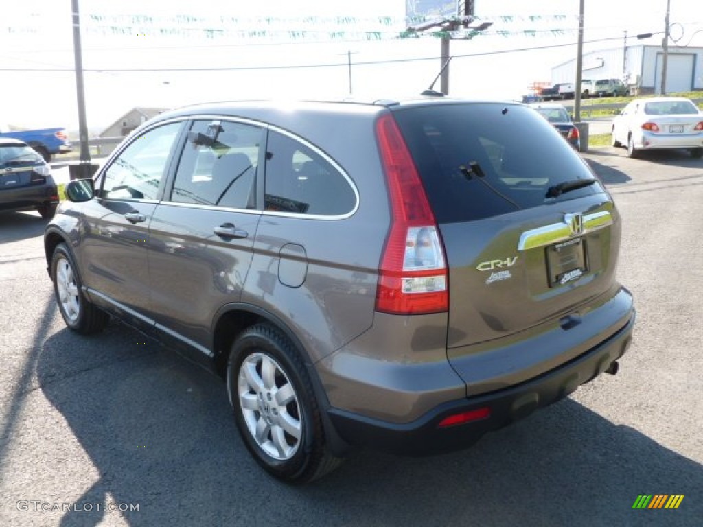 2009 CR-V EX-L 4WD - Urban Titanium Metallic / Black photo #5