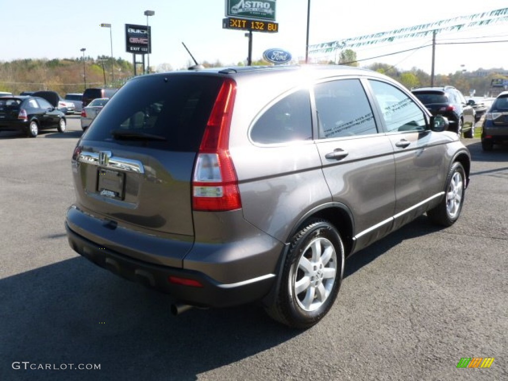 2009 CR-V EX-L 4WD - Urban Titanium Metallic / Black photo #7