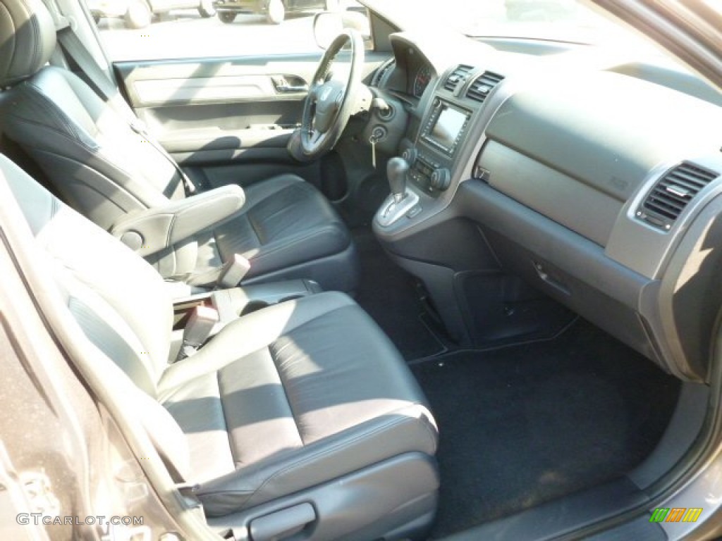 2009 CR-V EX-L 4WD - Urban Titanium Metallic / Black photo #10