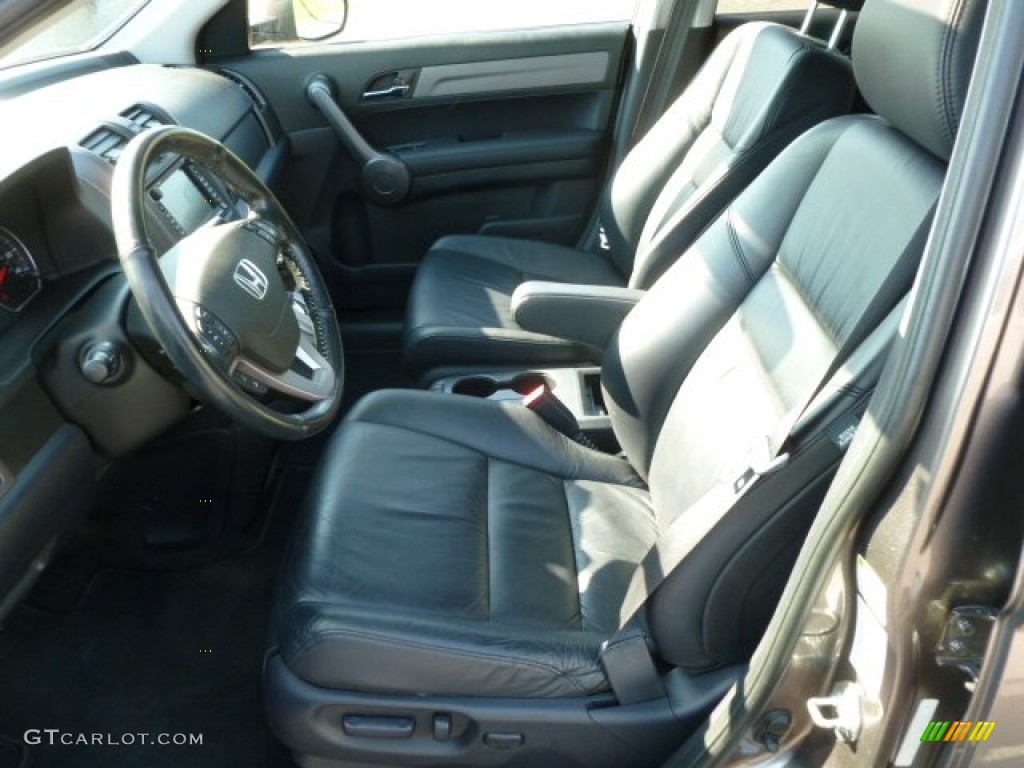 2009 CR-V EX-L 4WD - Urban Titanium Metallic / Black photo #15