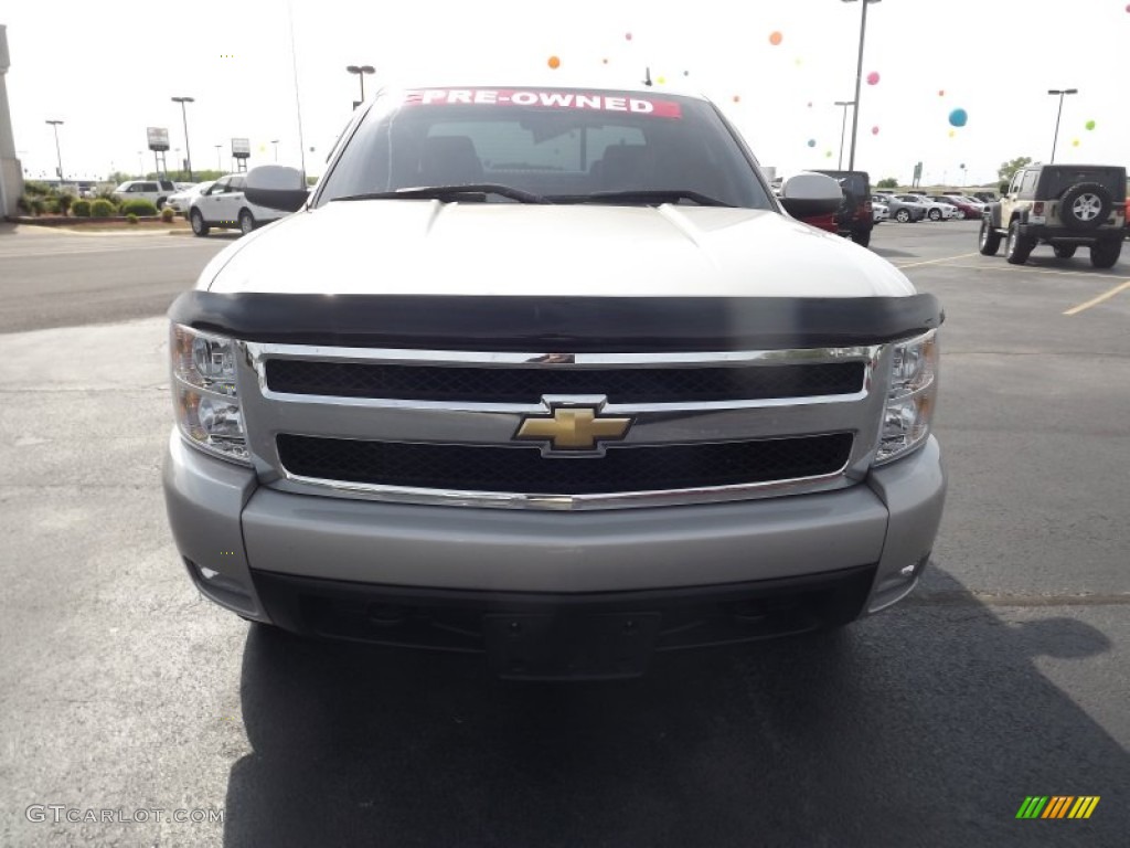 2008 Silverado 1500 LTZ Extended Cab 4x4 - Silver Birch Metallic / Light Titanium/Dark Titanium photo #2