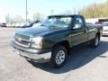 Dark Green Metallic - Silverado 1500 Regular Cab 4x4 Photo No. 3