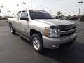 2008 Silver Birch Metallic Chevrolet Silverado 1500 LTZ Extended Cab 4x4  photo #3