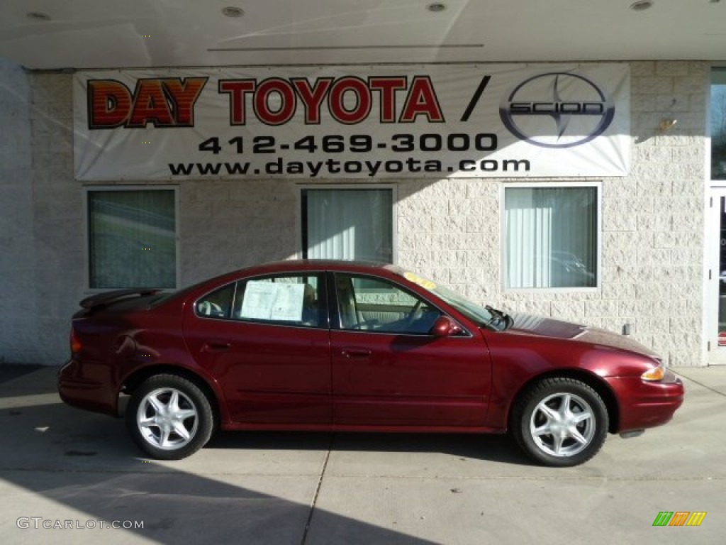 2001 Alero Sedan - Ruby Red / Neutral photo #1