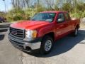 2012 Fire Red GMC Sierra 1500 Extended Cab 4x4  photo #3
