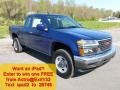 2012 Navy Blue GMC Canyon Work Truck Extended Cab 4x4  photo #1