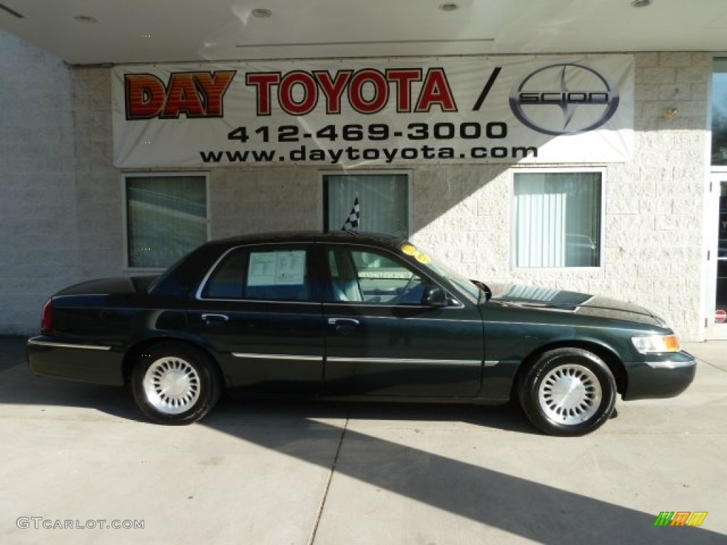 2002 Grand Marquis LS - Aspen Green Metallic / Light Graphite Grey photo #1