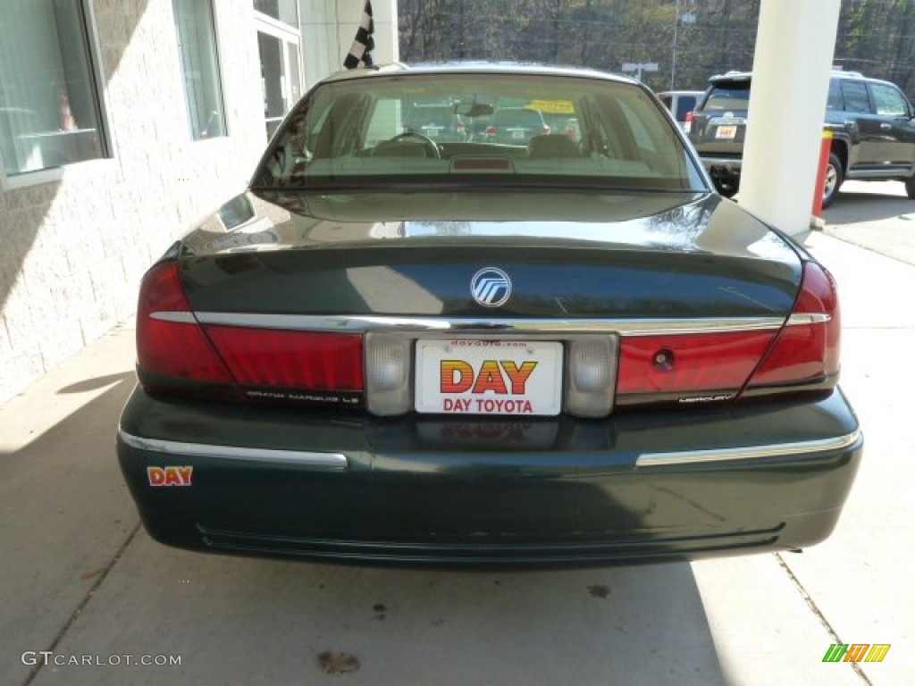 2002 Grand Marquis LS - Aspen Green Metallic / Light Graphite Grey photo #3