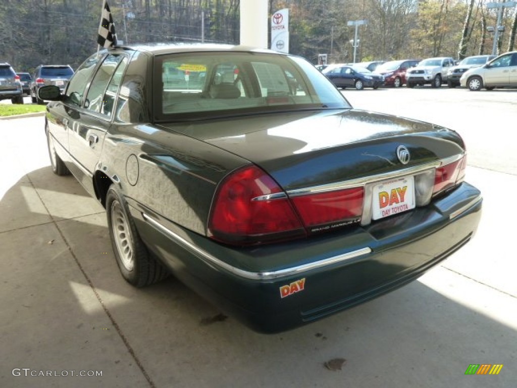 2002 Grand Marquis LS - Aspen Green Metallic / Light Graphite Grey photo #4