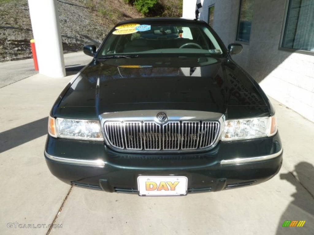 2002 Grand Marquis LS - Aspen Green Metallic / Light Graphite Grey photo #6