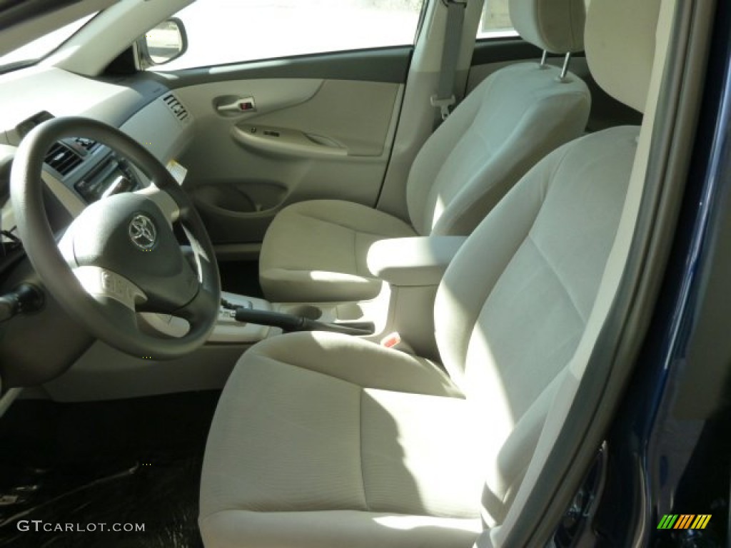 2012 Corolla LE - Nautical Blue Metallic / Bisque photo #8