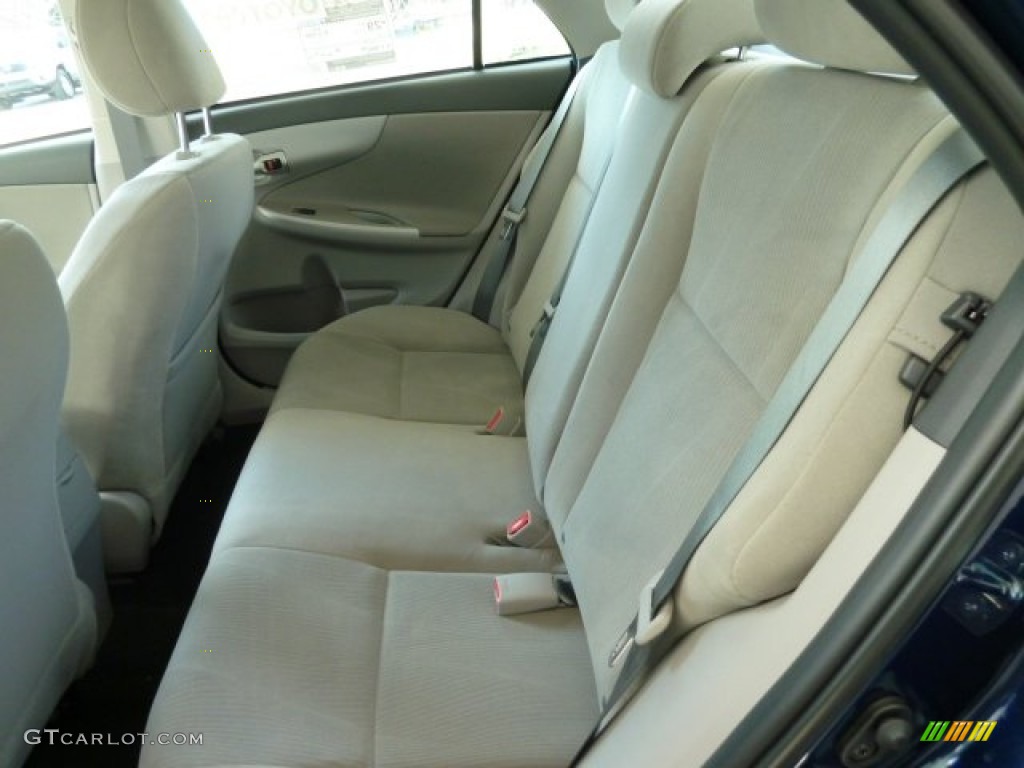 2012 Corolla LE - Nautical Blue Metallic / Bisque photo #9