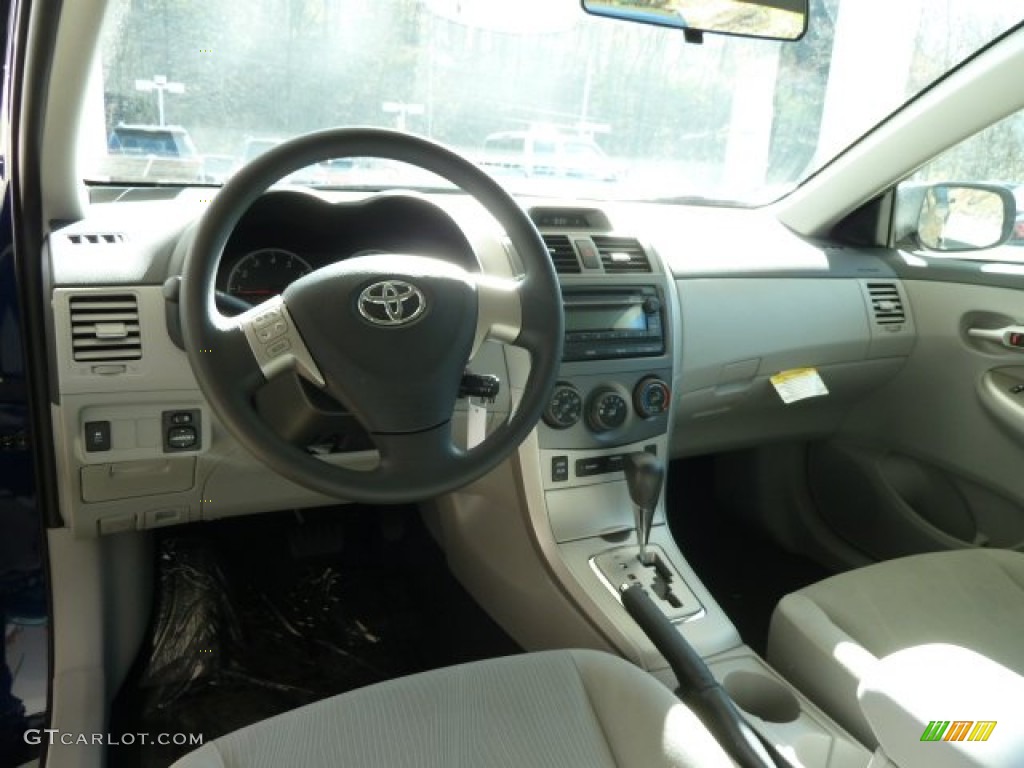2012 Corolla LE - Nautical Blue Metallic / Bisque photo #10