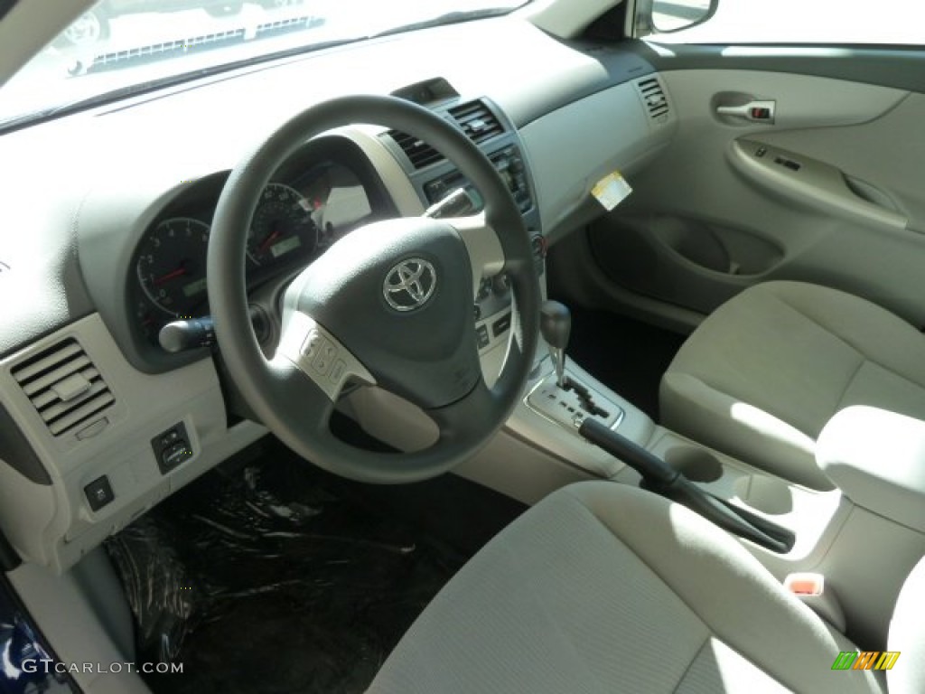 2012 Corolla LE - Nautical Blue Metallic / Bisque photo #12