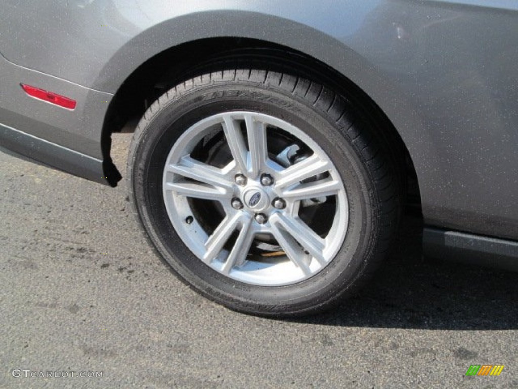 2011 Mustang V6 Coupe - Sterling Gray Metallic / Charcoal Black photo #3