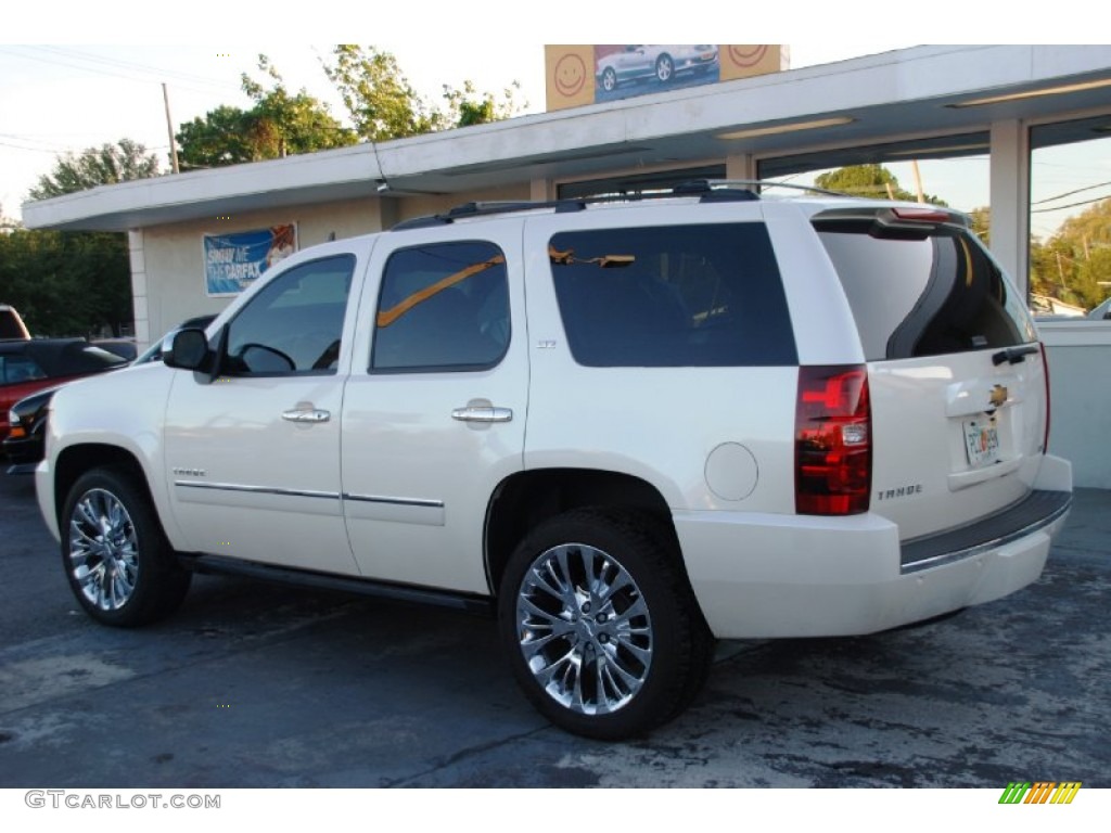 2010 Tahoe LTZ 4x4 - White Diamond Tricoat / Light Cashmere/Dark Cashmere photo #10