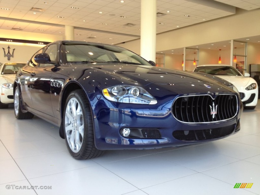 2012 Quattroporte S - Blu Oceano (Blue Metallic) / Avorio photo #1