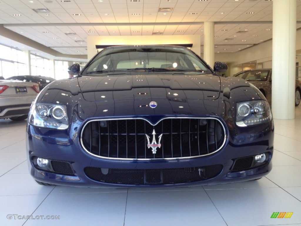 2012 Quattroporte S - Blu Oceano (Blue Metallic) / Avorio photo #2