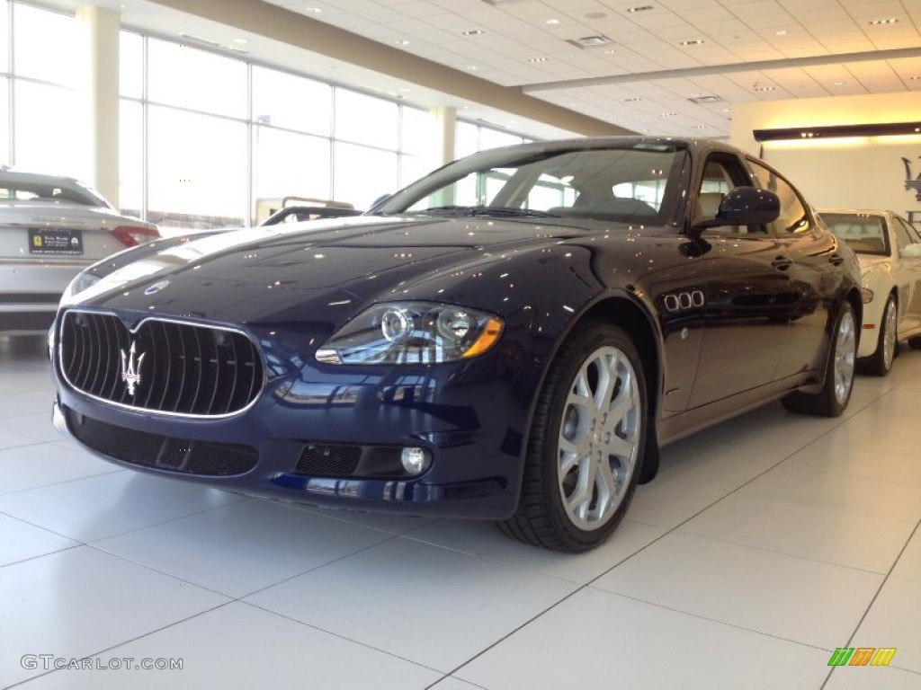 2012 Quattroporte S - Blu Oceano (Blue Metallic) / Avorio photo #3