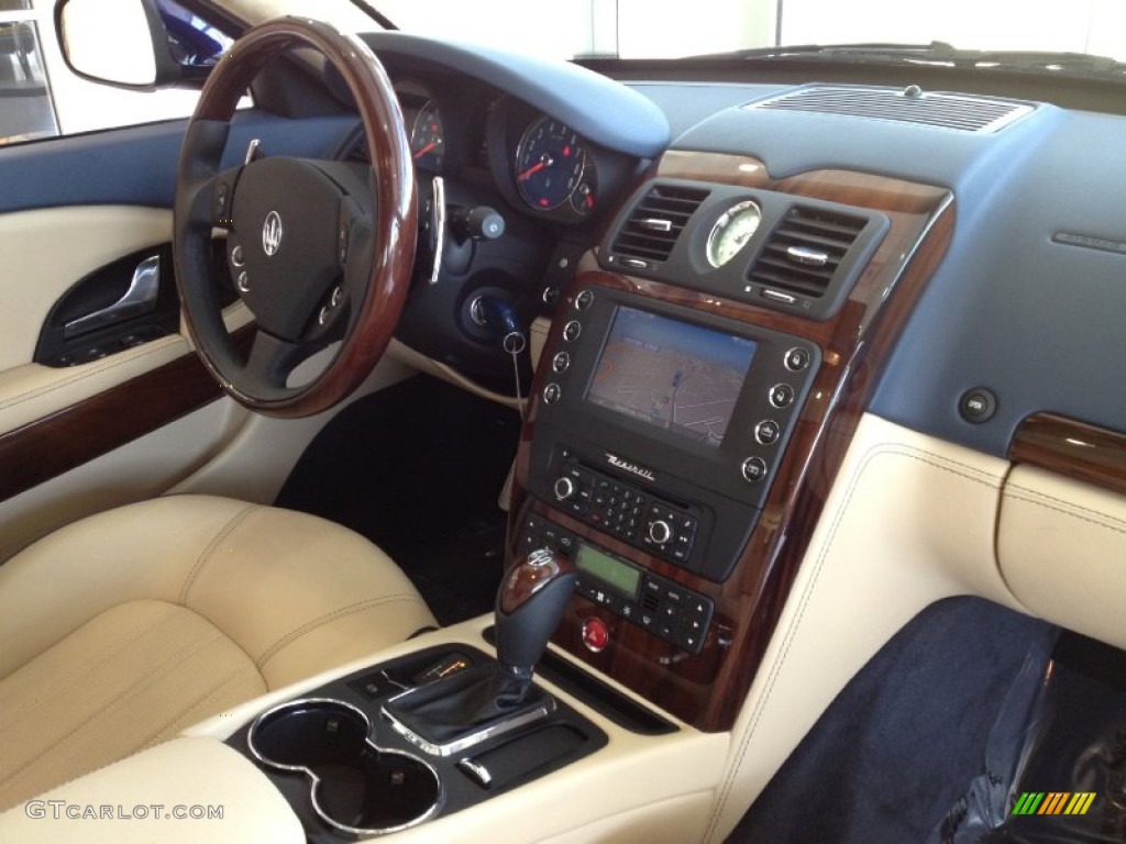 2012 Quattroporte S - Blu Oceano (Blue Metallic) / Avorio photo #17