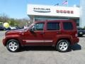 2009 Red Rock Crystal Pearl Jeep Liberty Limited 4x4  photo #2