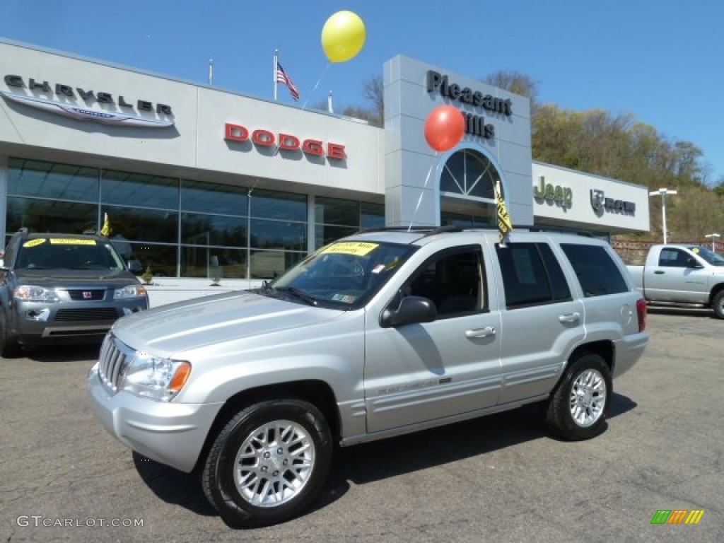 2004 Grand Cherokee Limited 4x4 - Bright Silver Metallic / Dark Slate Gray photo #1