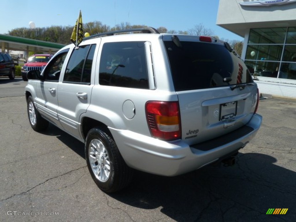 2004 Grand Cherokee Limited 4x4 - Bright Silver Metallic / Dark Slate Gray photo #3