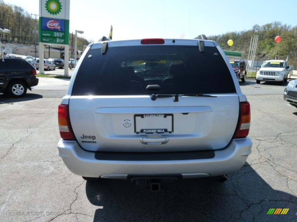 2004 Grand Cherokee Limited 4x4 - Bright Silver Metallic / Dark Slate Gray photo #4