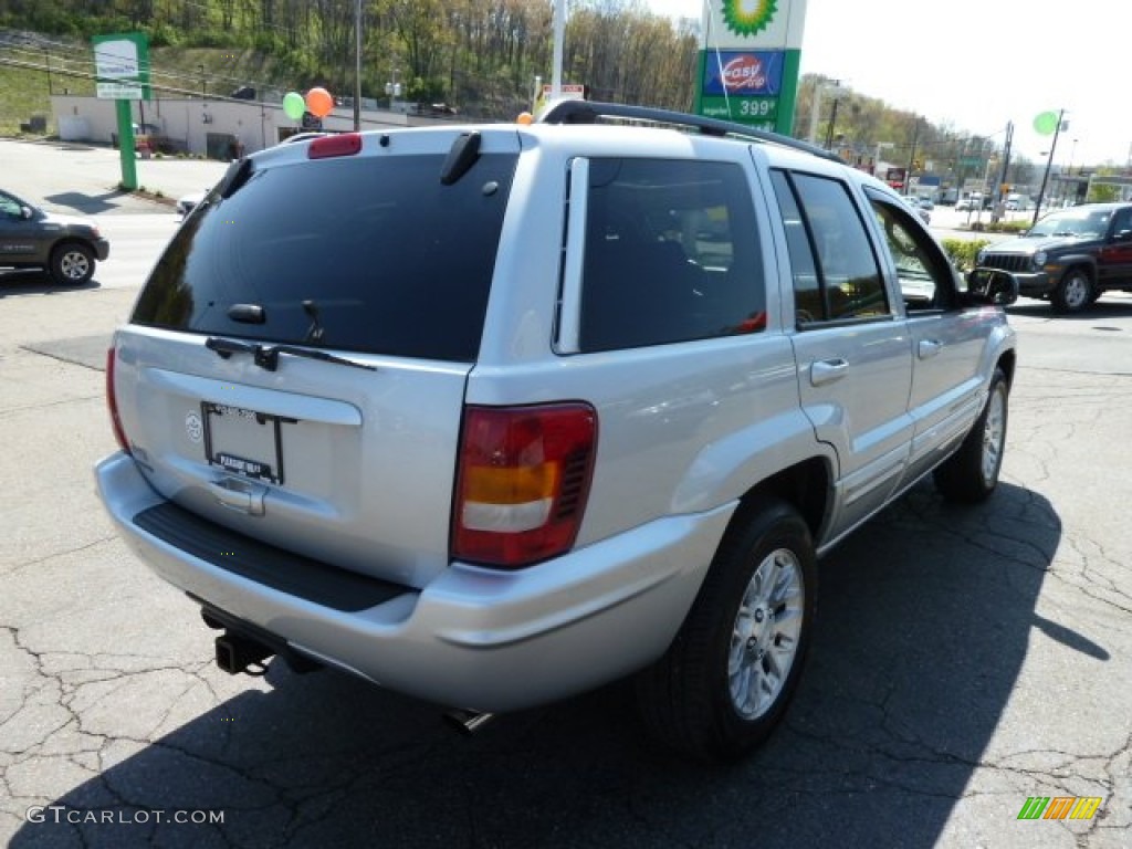 2004 Grand Cherokee Limited 4x4 - Bright Silver Metallic / Dark Slate Gray photo #5