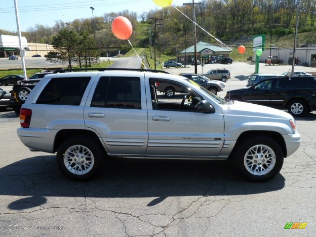 2004 Grand Cherokee Limited 4x4 - Bright Silver Metallic / Dark Slate Gray photo #6