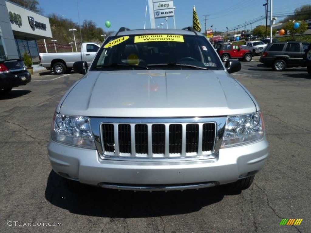 2004 Grand Cherokee Limited 4x4 - Bright Silver Metallic / Dark Slate Gray photo #8