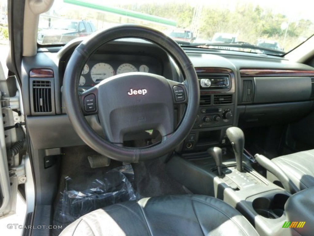 2004 Grand Cherokee Limited 4x4 - Bright Silver Metallic / Dark Slate Gray photo #20