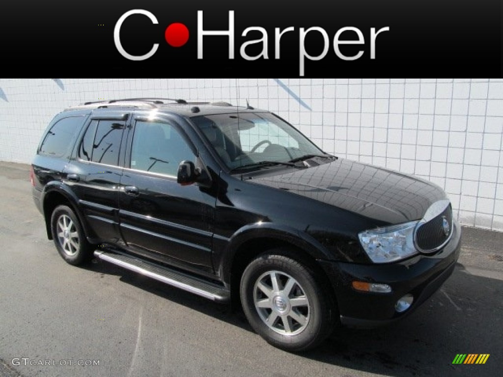 2004 Rainier CXL AWD - Black / Medium Pewter photo #1