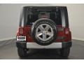 2009 Red Rock Crystal Pearl Coat Jeep Wrangler Sahara 4x4  photo #4