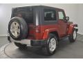 2009 Red Rock Crystal Pearl Coat Jeep Wrangler Sahara 4x4  photo #5