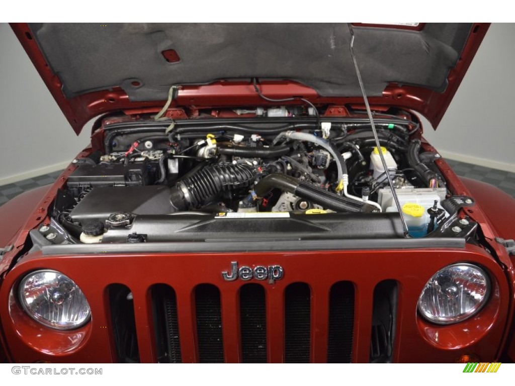 2009 Jeep Wrangler Sahara 4x4 3.8 Liter OHV 12-Valve V6 Engine Photo #63809028