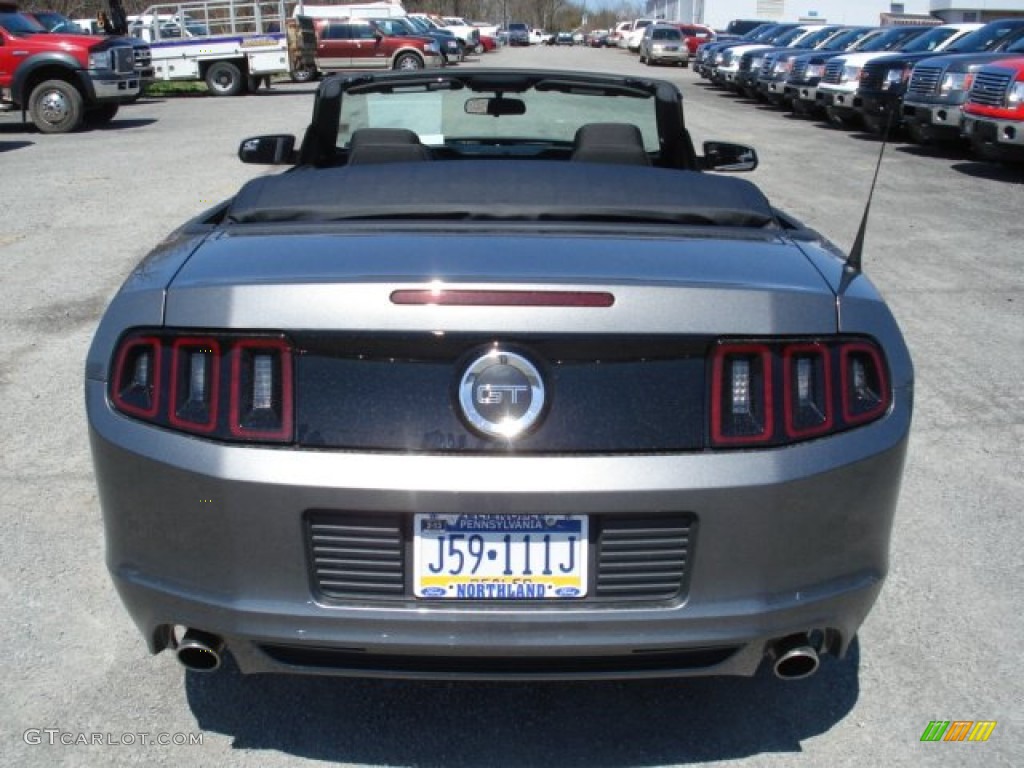 2013 Mustang GT Convertible - Sterling Gray Metallic / Charcoal Black photo #7