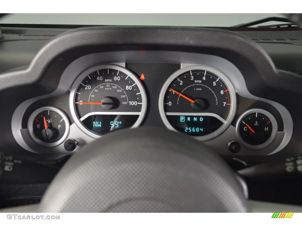 2009 Jeep Wrangler Sahara 4x4 Gauges Photo #63809172