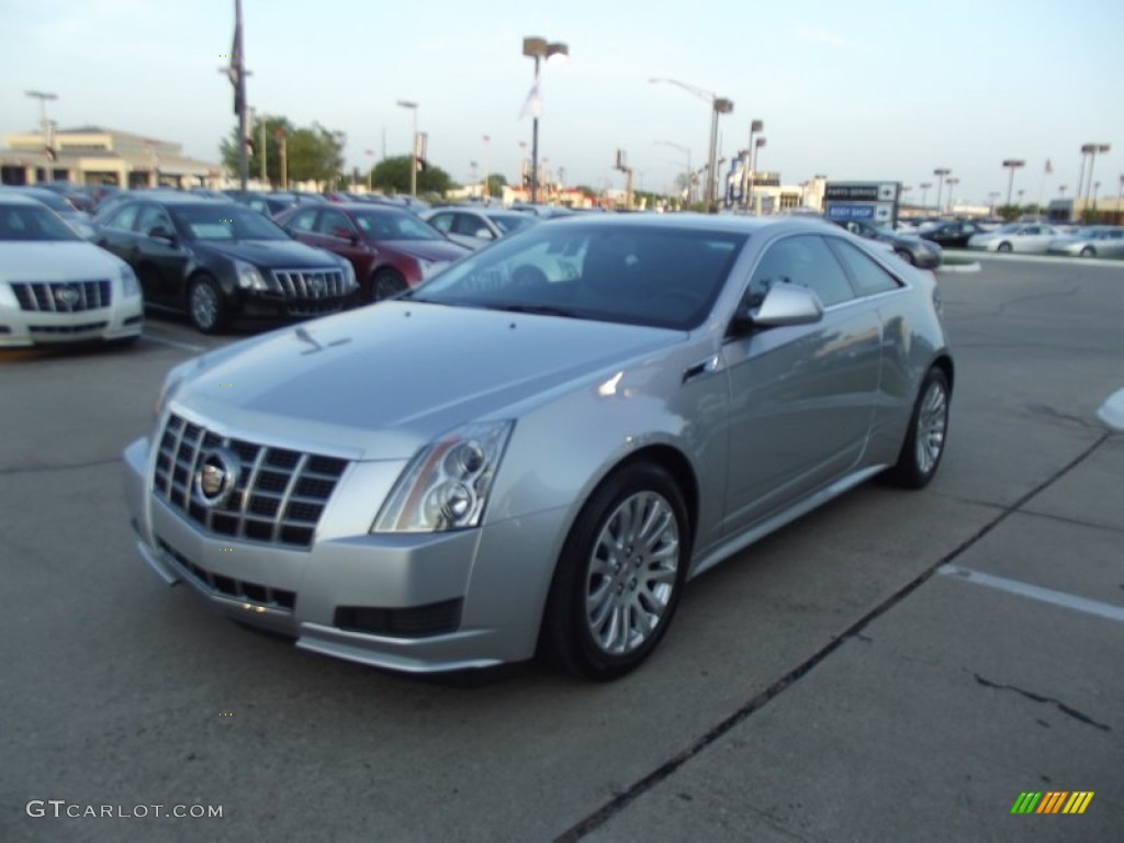 2012 CTS Coupe - Radiant Silver Metallic / Ebony/Ebony photo #1