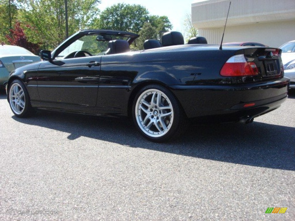 2006 3 Series 330i Convertible - Jet Black / Black photo #5