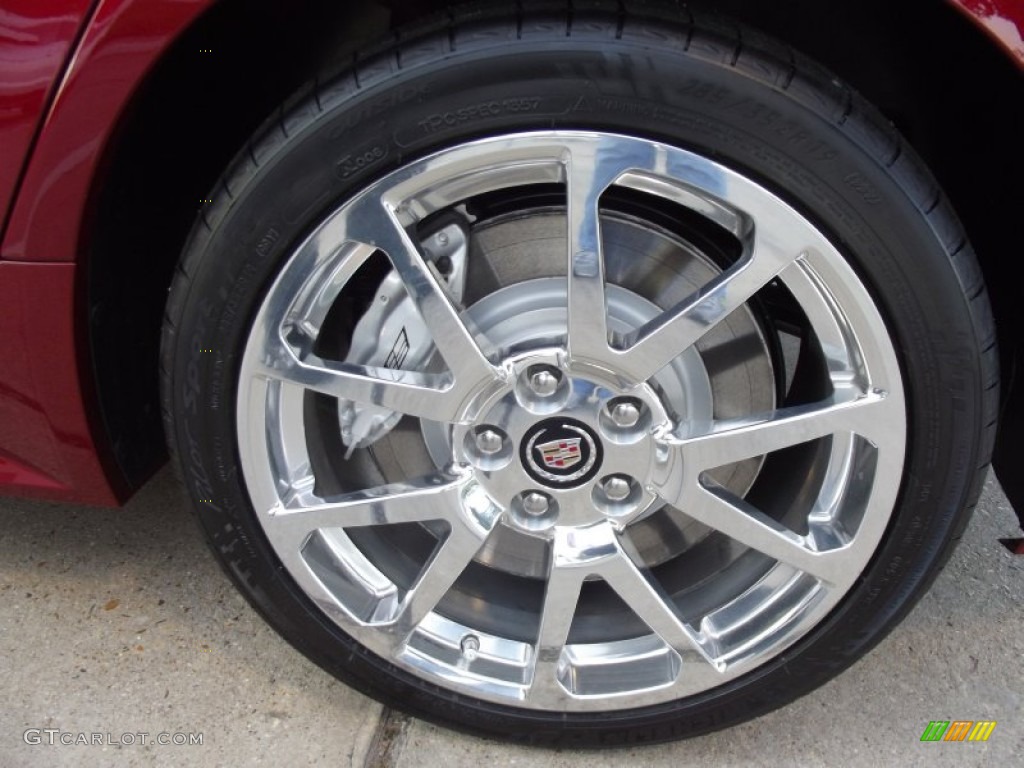 2012 CTS -V Sedan - Crystal Red Tintcoat / Light Titanium/Ebony photo #13