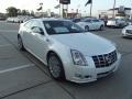 2012 White Diamond Tricoat Cadillac CTS Coupe  photo #2