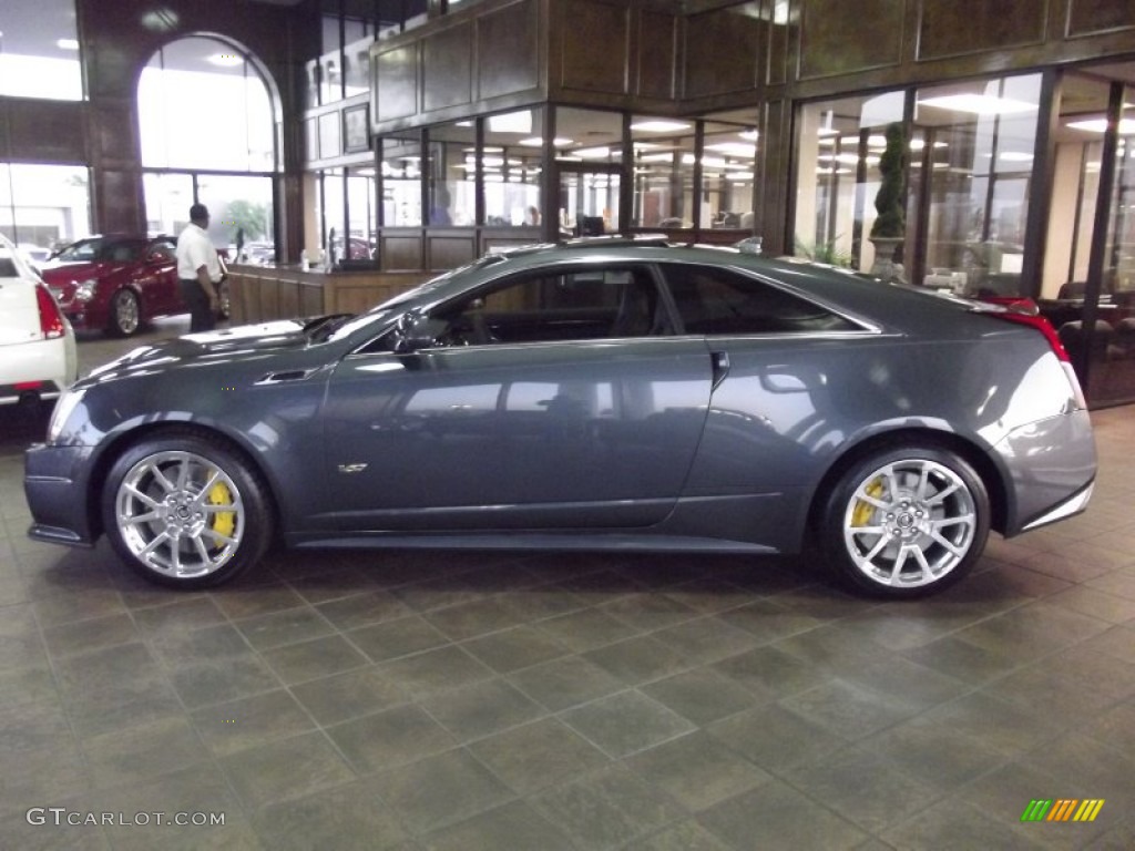 Thunder Gray ChromaFlair 2012 Cadillac CTS -V Coupe Exterior Photo #63811861