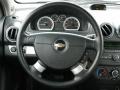 Charcoal 2010 Chevrolet Aveo Aveo5 LT Steering Wheel