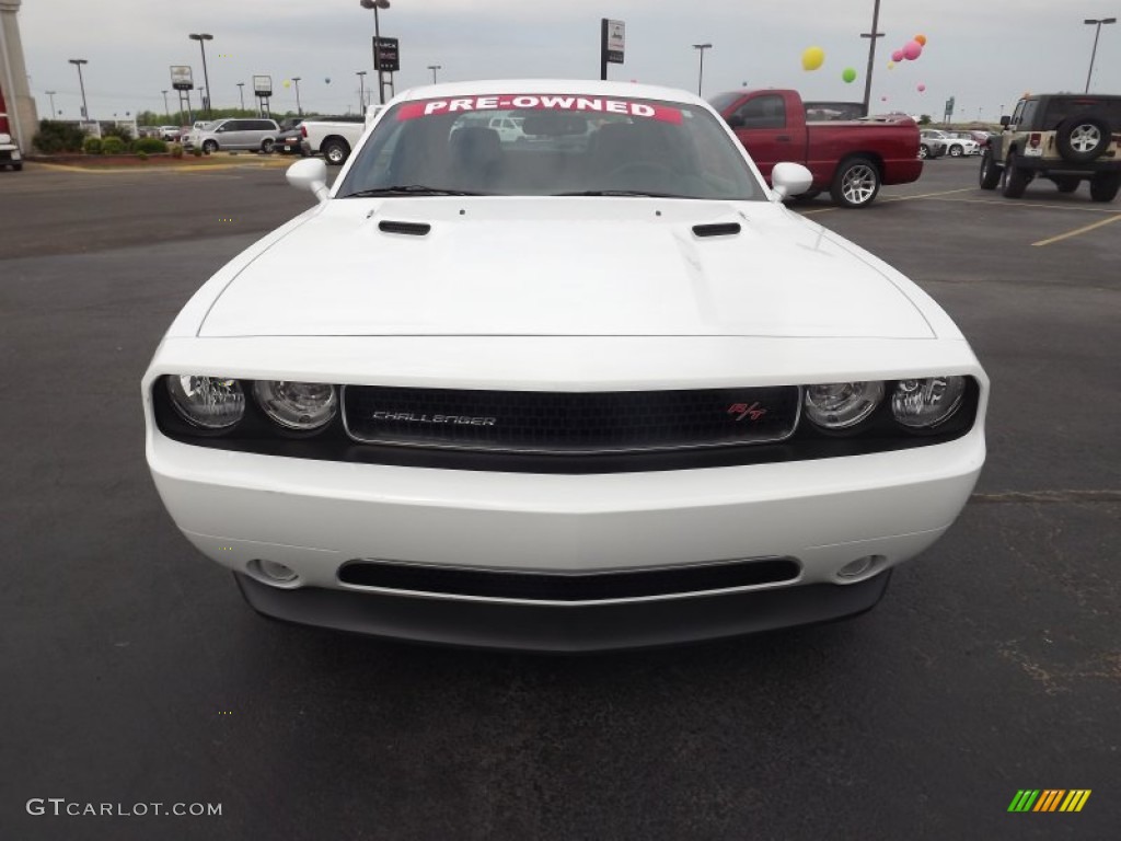 2011 Challenger R/T Plus - Bright White / Dark Slate Gray photo #2